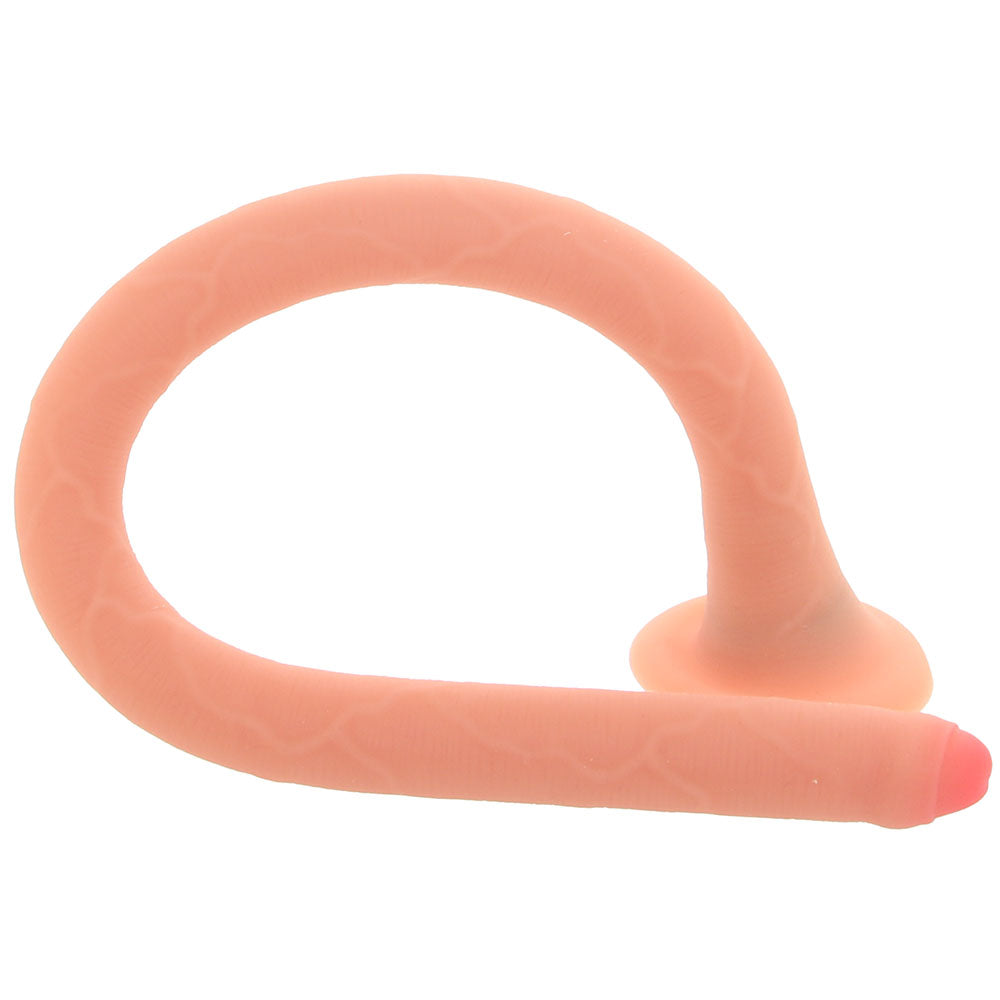 19 Inch Slim Realistic Silicone Enema Hose