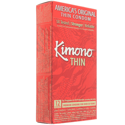 Kimono Thin Condoms in 12 Pack