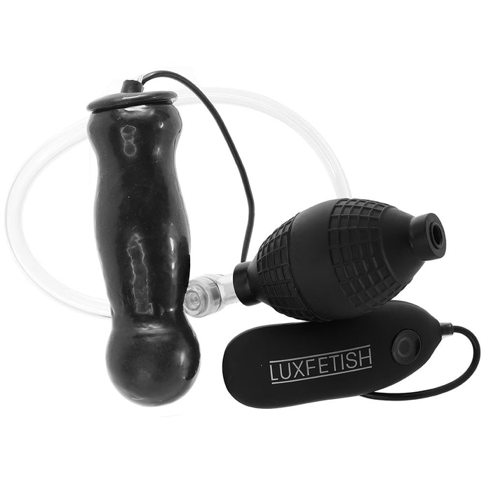 4.5 Inch Inflatable Vibrating Plug