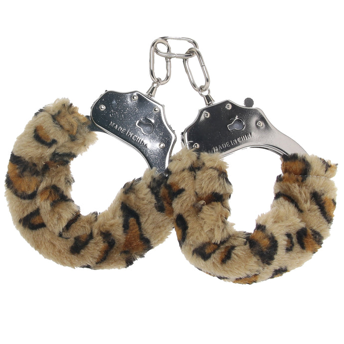 Temptasia Beginner Fuzzy Cuffs in Leopard