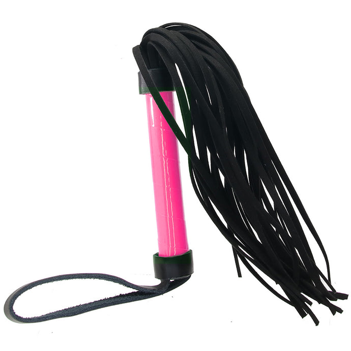 Electra Play Things Flogger in Neon Pink