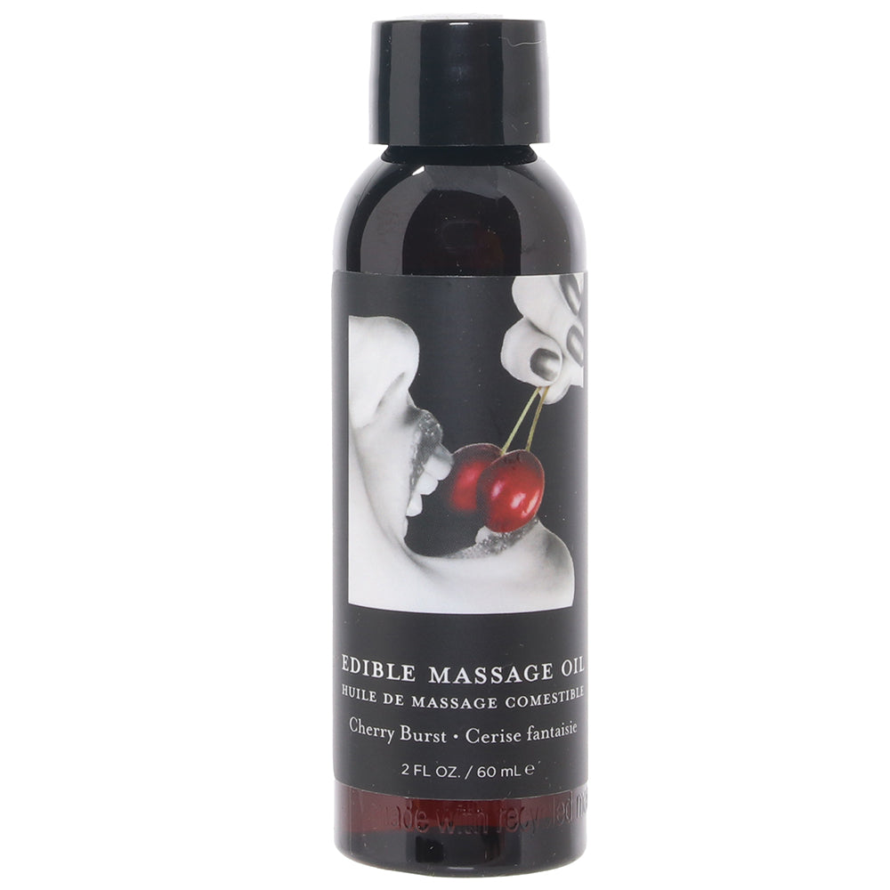 Edible Massage Oil 2oz/60ml in Cherry Burst