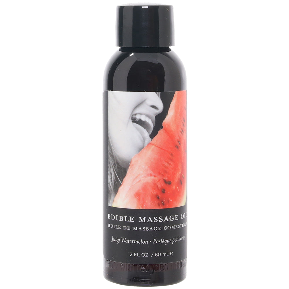 Edible Massage Oil 2oz/60ml in Juicy Watermelon