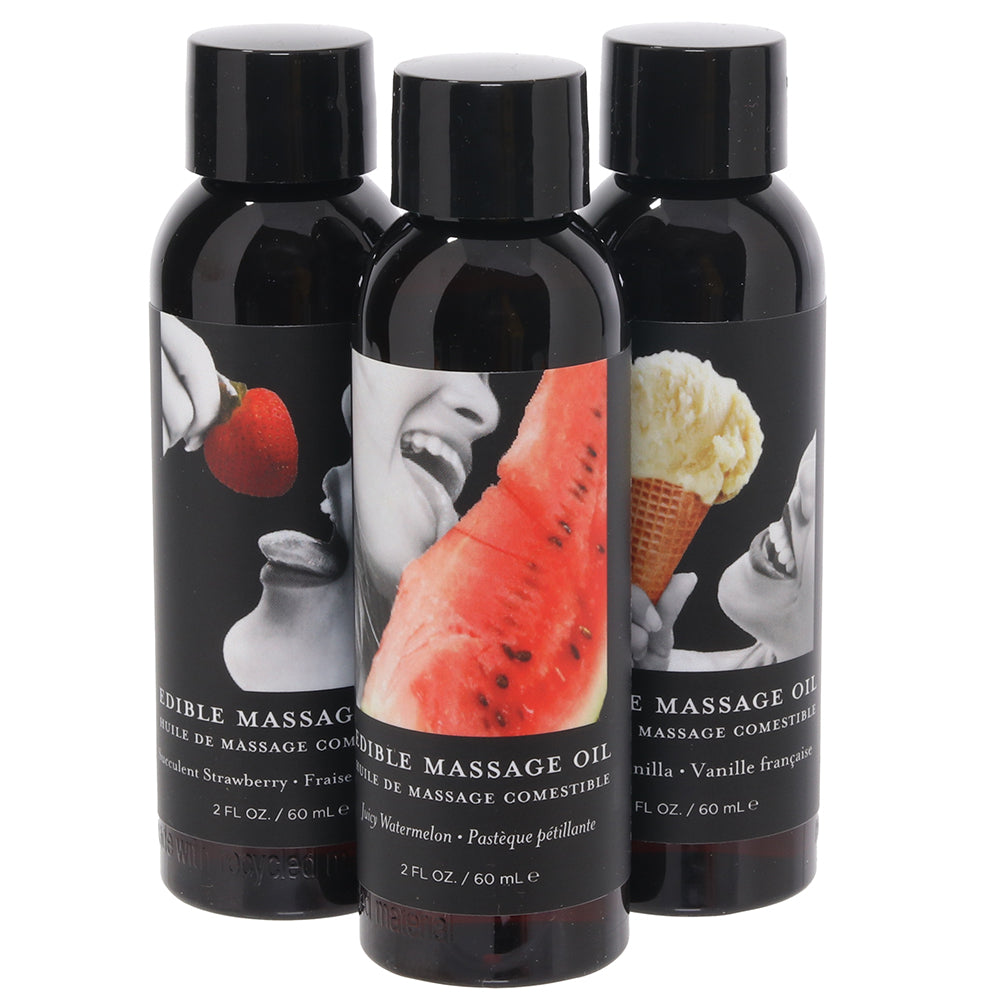 Hempseed Edible Massage Oil Gift Set