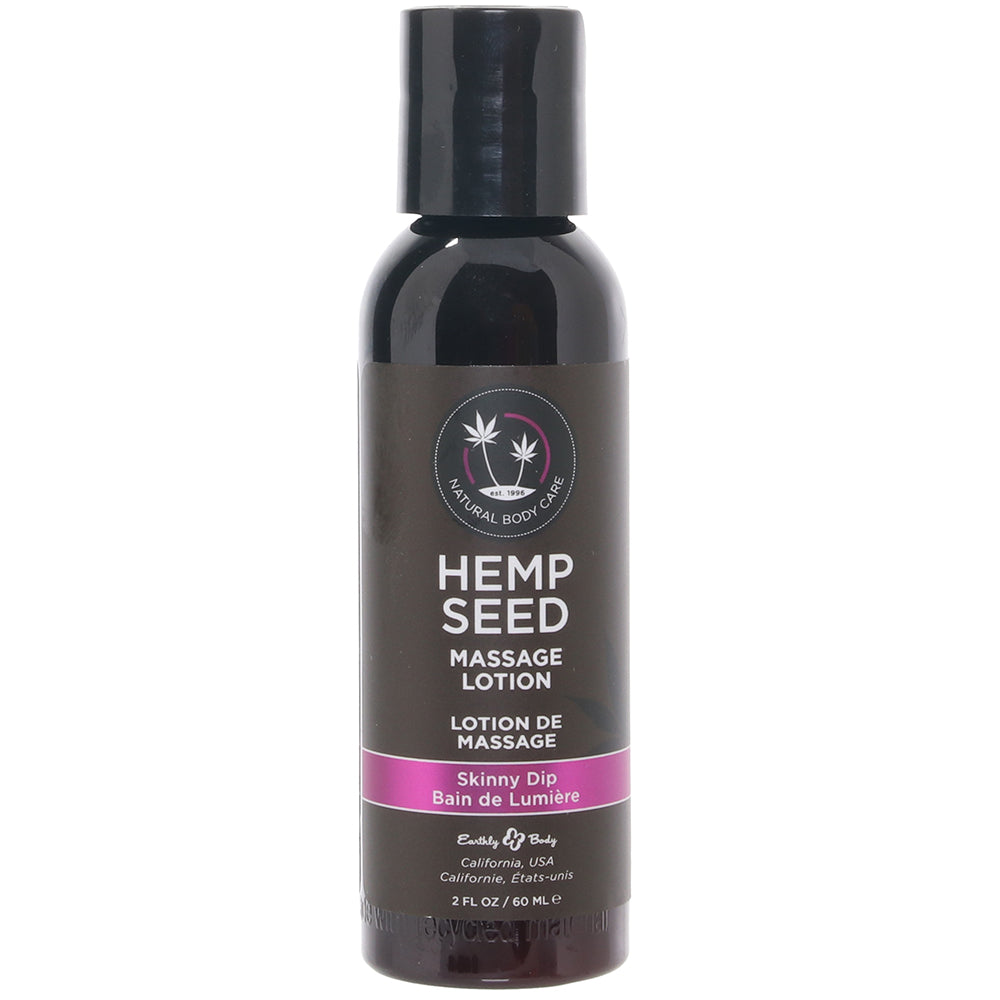 Hemp Seed Massage Lotion 2oz/60ml in Skinny Dip